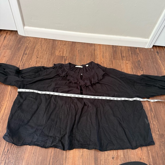 Doen Black Ruffled Blouse - Picture 12 of 12